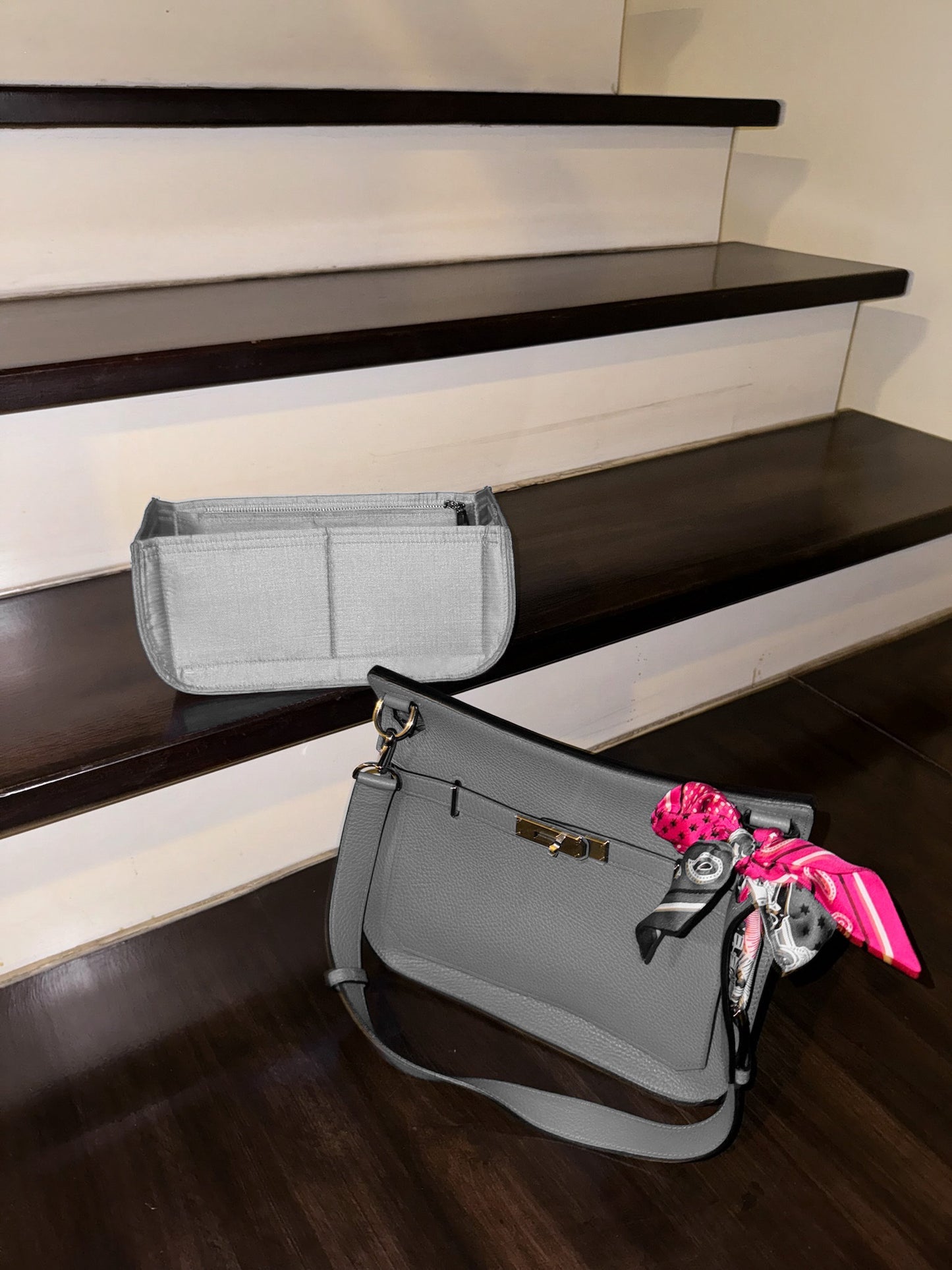 Hermes Jypsiere Bag insert, premium silk bag organizer