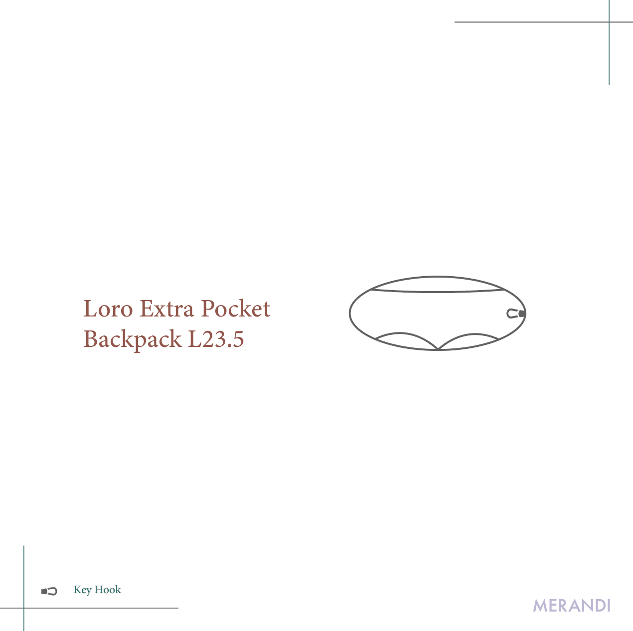 Loro Piana Extra Pocket Pouch L19 L27 Backpack bag insert bag organizer