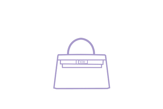 Hermes Mini Kelly 20 Silk bag organizer for luxury handbags. Hermes, The Row, Chanel, Loro Piana, LV, Dior