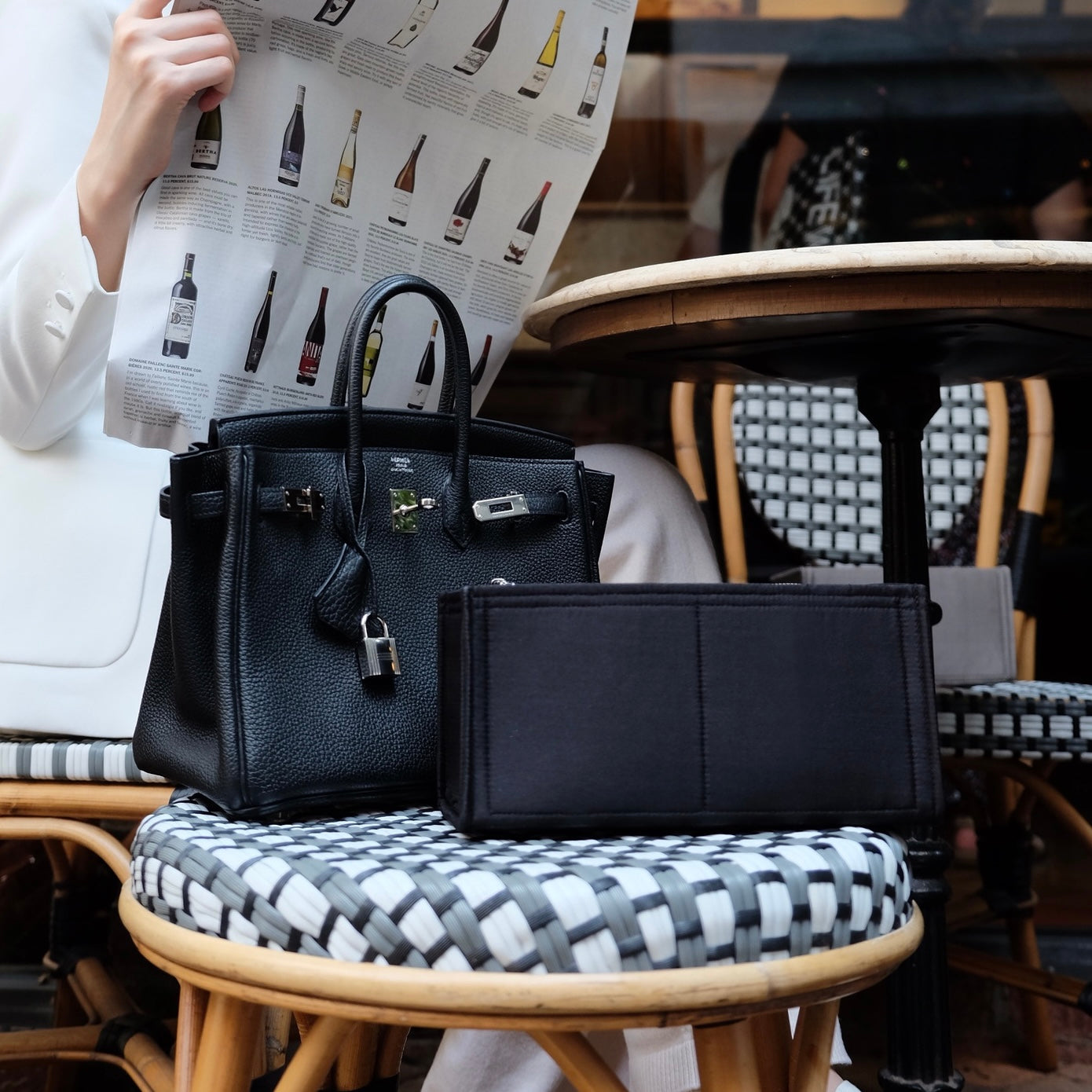 Merandi MerandiWorld Hermes Premium Bag Organizer Bag in Bag Bag Inserts In the Loop 18 In the Loop 26 samorga 7rp