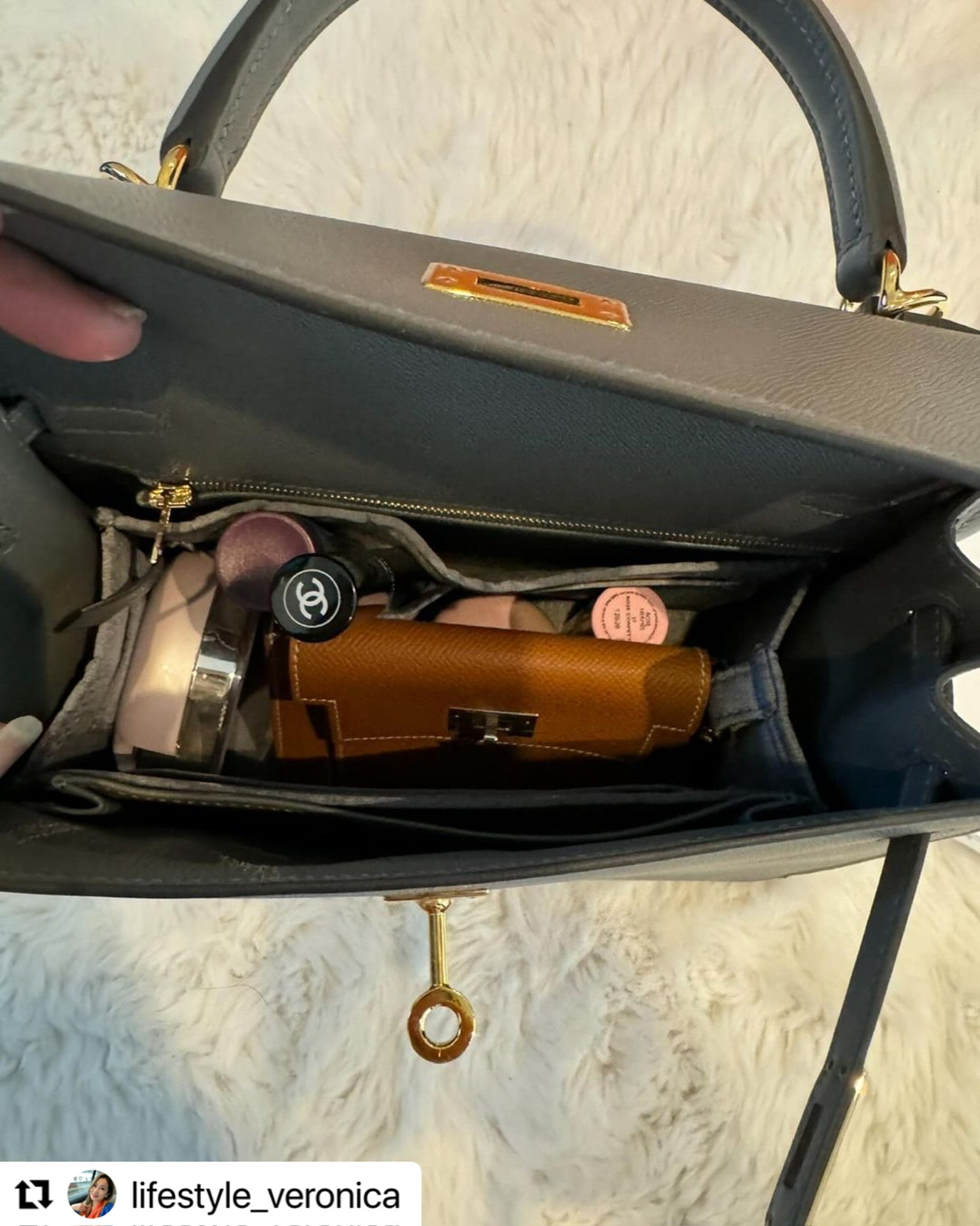 MERANDI | Premium Silk Bag Insert for Hermès Kelly – MERANDI