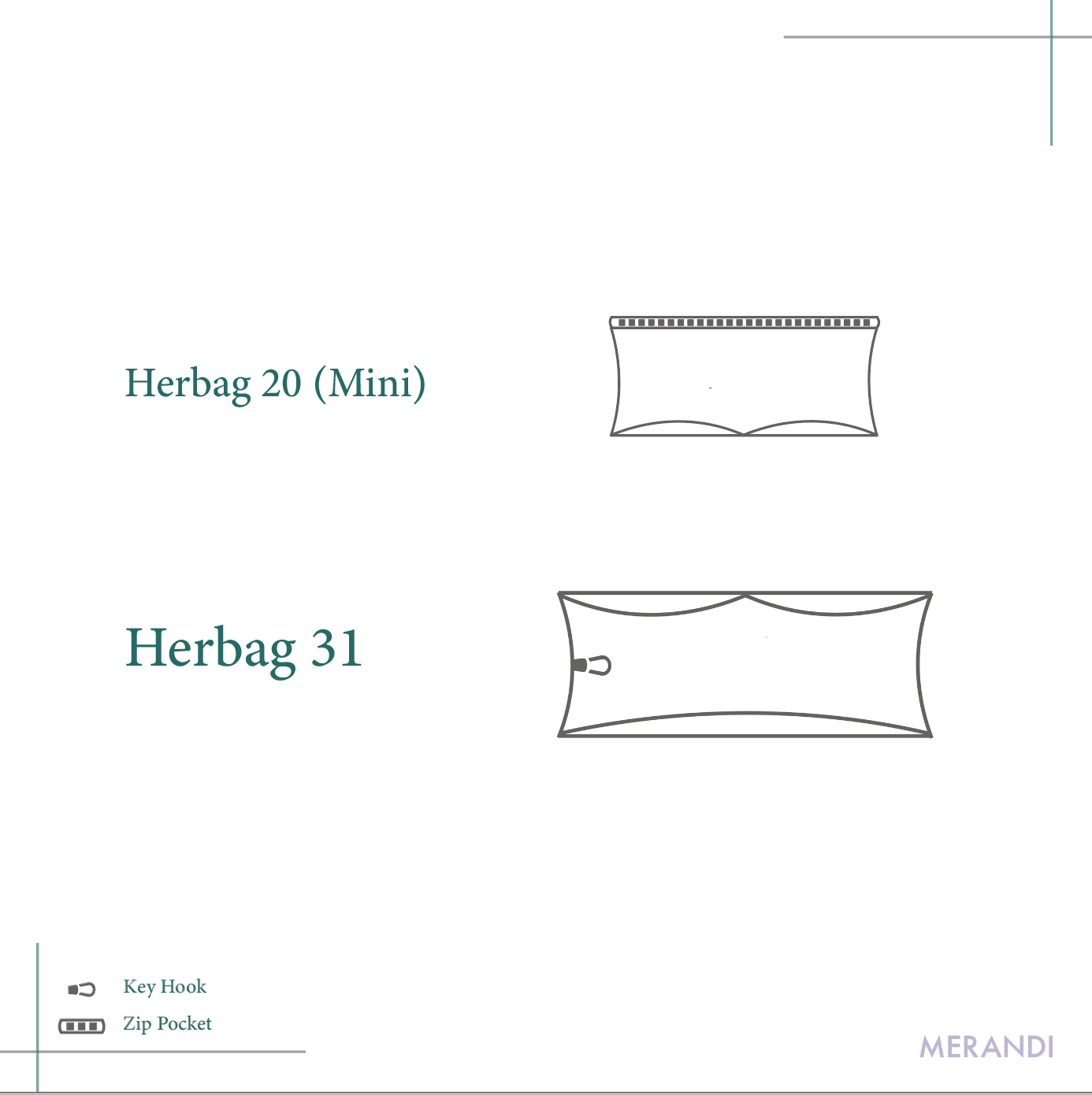 herbag size 20,31