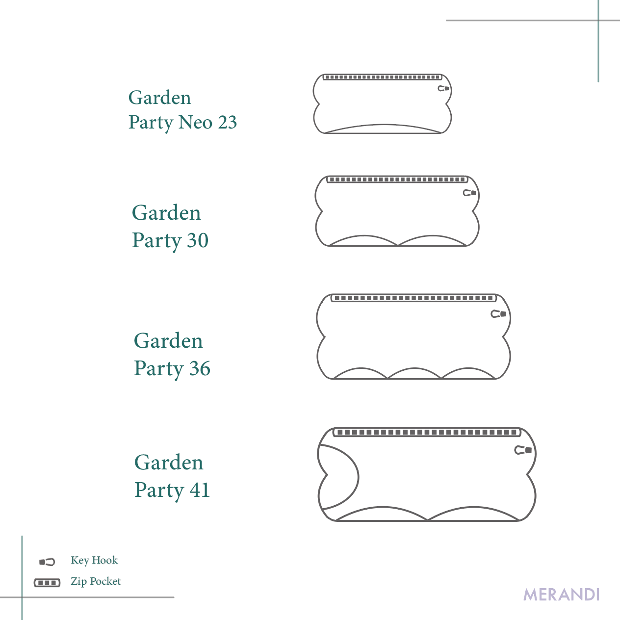 garden party size23,30,36,41